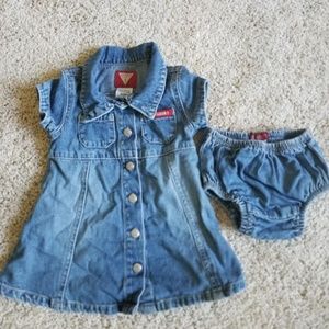 Baby Guess Denim Dress 6-9 month